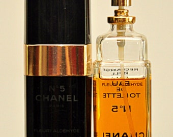 Chanel N 5 Fleuri Aldehyde Eau De Toiette Edt 100ml Recharge 