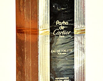 Cartier Pasha de Cartier Eau de Toilette para hombre Edt 100 ml Spray Perfume para hombre Muy raro Vintage 1992