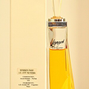 Parfum Leonard Mode - Eau De Toilette 240 Ml Splash, Hors Production, Neuf Sous Emballage