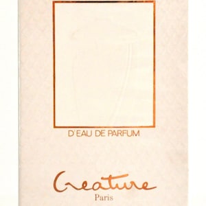 Parfums Gilles Cantuel Creature Concentre D&#39;Eau de Parfum Edp 15ml Splash Non Spray Damesparfum Zeldzame Vintage 1985 Nieuw Verzegeld