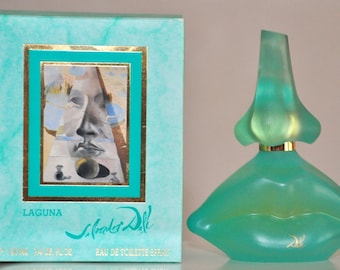 Salvador Dalì Laguna Eau de Toilette Spray Edt 100ml 3.4 Fl. Oz. Perfume Woman Rare Vintage Old First Version 1991