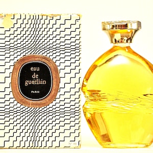 Guerlain Eau de Guerlain 250ml Splash Não Spray Perfume Unissex Muito Raro Vintage 1974 Fórmula Antiga Como na Foto.