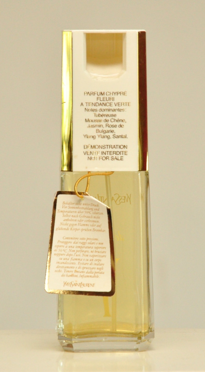 Ysl Yves Saint Laurent Y Eau de Toilette Edt 113ml 3.8 Fl. Oz. Spray Perfume Woman Rare Vintage 1964 image 9