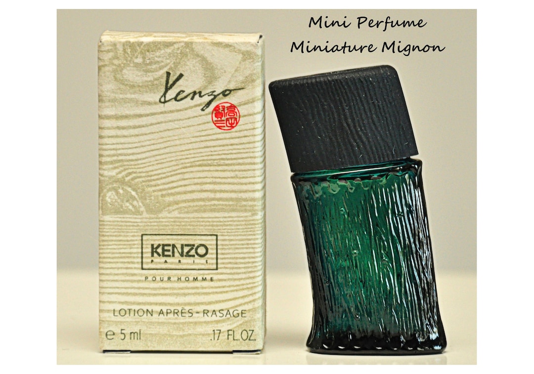 Kenzo Pour Homme After Shave Lotion 5ml 0.17 Fl. Oz. Miniature Splash Not Spray Perfume for Men