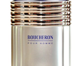 Boucheron Pour Homme la Collection du Joaillier Eau De Toilette Edt  100ML 3.3 Fl. Oz. Spray Perfume for Man Rare Vintage Old 1991
