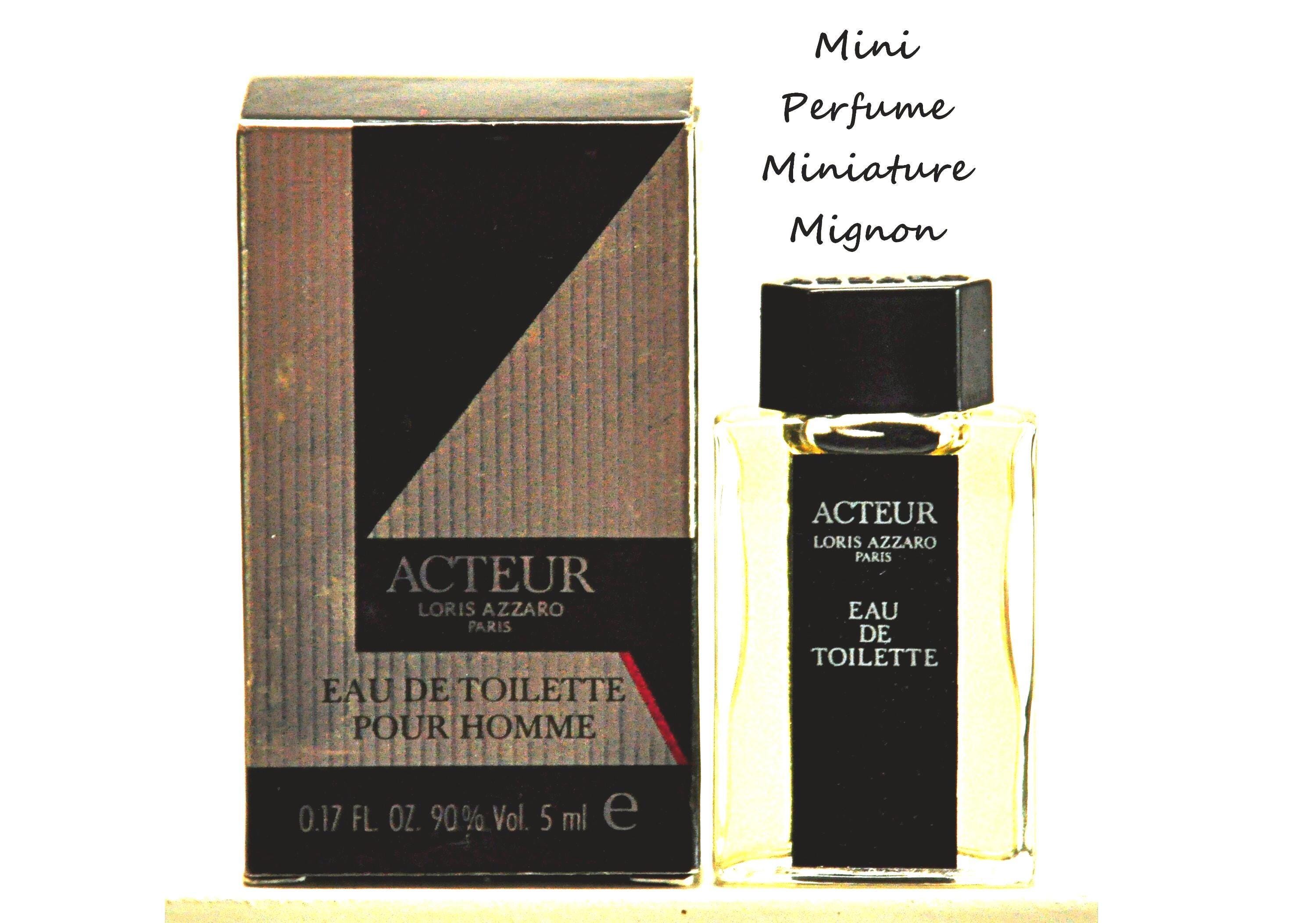 MINIATURE Loris Azzaro Acteur Pour Homme Eau De Toilette Edt 5ml 0.17 ...