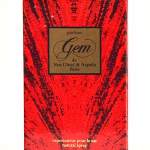 Van Cleef & Arpels Gem Extrait de Parfum 7ml 0,24 Fl. Oz. Natural Spray Perfume Extract for Woman Super Rare Vintage 1987 Sealed