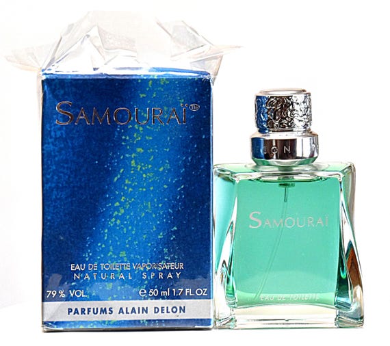 Alain Delon Samourai Eau de Toilette 50ml Vaporisateur Parfum Homme Trs  Rare millsime 1995 - Etsy France