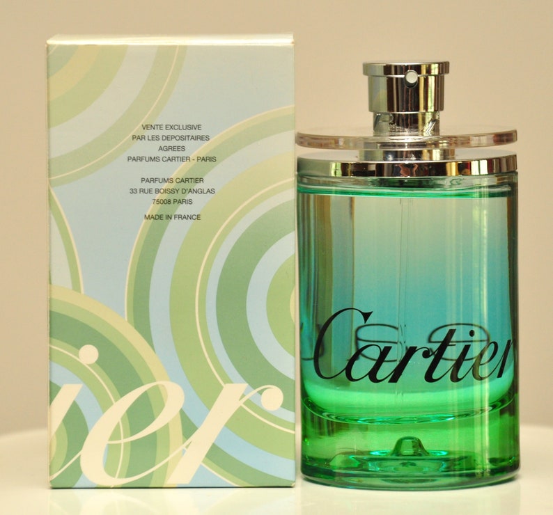 Cartier Eau de Cartier D'été Edition Limitée Eau de Toilette Edt 100ml Spray Unisex Parfüm Sehr selten Vintage 2001 Bild 2