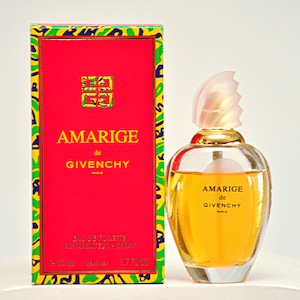 Givenchy Amarige de Givenchy Eau de Toilette Edt 50 ml Spray Perfume de mujer Vintage 1991 Versión 1998