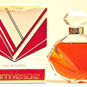 Gianni Versace by Gianni Versace Eau de Toilette Edt 50ml 1,6 Fl.Oz. Splash Not Spray Perfume for Woman Super Rare Vintage 1981