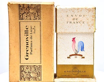 Grenoville Parfums De Luxe Paris Envoi De France Piège Extrait de Parfum 15ml Extracto de perfume Splash para mujeres Muy raro Vintage 1938