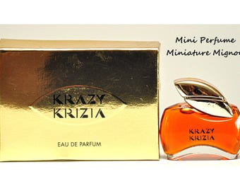 MINIATURA 6 ml Krizia Krazy Krizia Eau de Parfum Miniatura di Profumo Donna Raro Vintage 1991