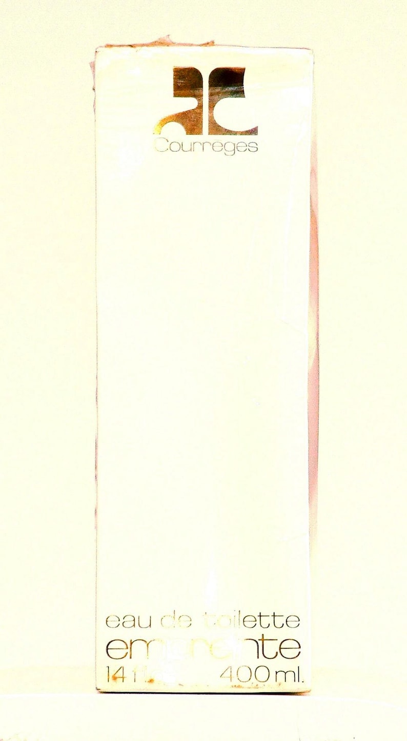 Courreges Empreinte Eau De Toilette Edt 400ml 14 Fl. Oz. Splash No Spray Perfume for woman Super Rare Vintage Old 1970 First Version image 2