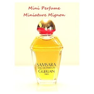 MINIATURE 7,5ml 0,25 Fl. Oz. Guerlain Samsara Eau de Parfum for Woman Rare Vintage 1989