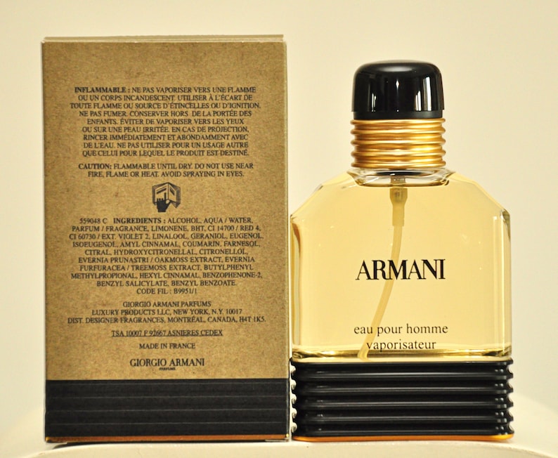armani eau de toilette 100ml