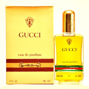 Gucci von Gucci (Nr. 1) Eau de Parfum Edp 120ml Splash No Spray Damenparfüm Sehr selten Vintage 1972 Erste Version
