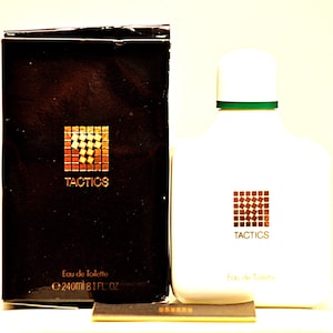 Shiseido Tactics Eau de Toilette Edt 240ml Splash Não Spray Perfume Masculino Muito Raro Vintage 1978