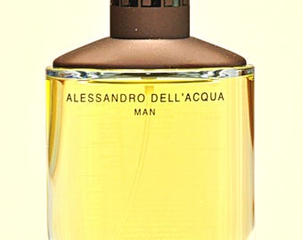 Alessandro Dell'Acqua Man von Alessandro Dell'Acqua Eau de Toilette 100ml Spray Parfüm Männer Selten Vintage