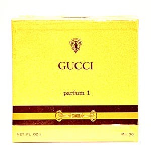 Gucci Nr. 1 Parfum 30ml Splash Non Spray Damen Parfümextrakt Sehr selten Vintage 1974 Neu Versiegelt