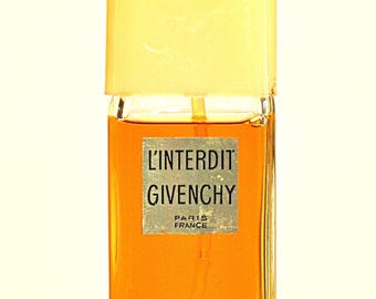 Givenchy L'Interdit Eau de Toilette 50ml Vaporisateur damesparfum zeer zeldzame vintage jaren 1957 jaren 1980 versie