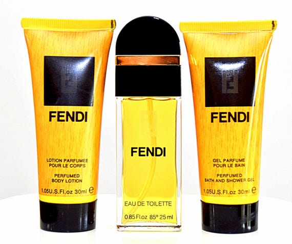 Fendi Yellow and Black Packaging Set Roma, Delivered to Your Doorstep. ??✨ Exclusivity has a  main image 4