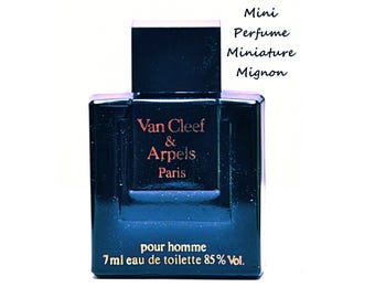 MINIATUR 7 ml Van Cleef & Arpels pour Homme Eau de Toilette Miniatur Herrenparfüm Sehr selten Vintage 1978