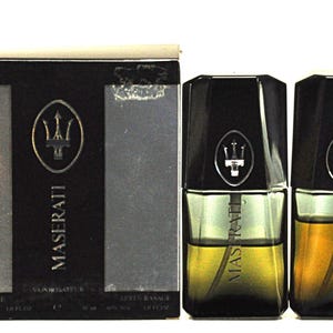 Maserati Classic Duo Pack Eau de Toilette Edt 30ml + After Shave 30ml Spray Herrenparfüm Seltenes Vintage 1989 Italart