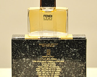 MINIATURA Fendi Uomo de Fendi Eau de Toilette 5ml Perfume Masculino Rare  Vintage 1988