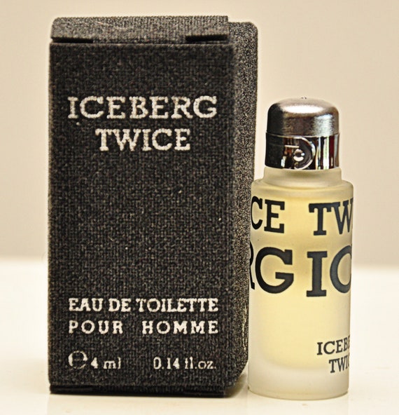 Iceberg Twice Pour Homme Eau De Toilette Edt 4ml 0.14 Fl. Oz. Miniature  Splash Not Spray Perfume for Man Rare Vintage 1995 - Etsy