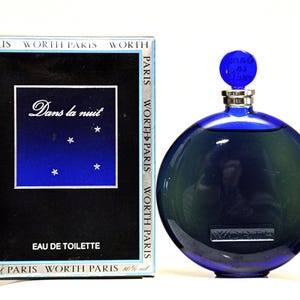 Worth Dans la nuit Eau de Toilette 125 ml Splash Parfum Femme Très Rare Vintage