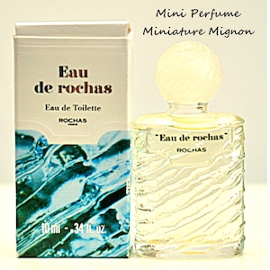 Rochas Eau de Rochas Eau de Toilette Edt 10ml Miniatur Splash Non Spray Damen Parfüm Seltene Vintage 1970 90er Jahre Version