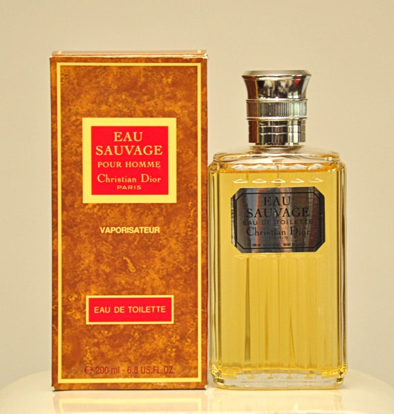 Christian Dior Eau Sauvage Pour Homme Eau de Toilette Vaporisateur 200ml Profumo Uomo Raro Vintage 1966 Versione 2001 Etsy Italia