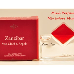 Van Cleef & Arpels Zanzibar Eau de Toilette Edt 5ml 0,16 Fl. Oz. Miniature Splash Non Spray Perfume for Men Rare Vintage 2001