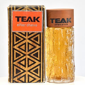 Loción para después del afeitado de teca de Shulton Company, 148 ml, muy rara, cosecha de 1965