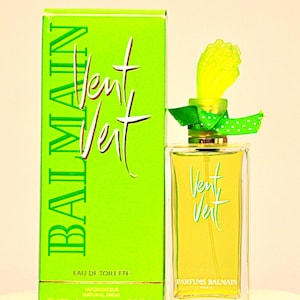 Pierre Balmain Vent Vert Eau de Toilette Edt 100 ml Spray Perfume de mujer Versión vintage rara de 1991