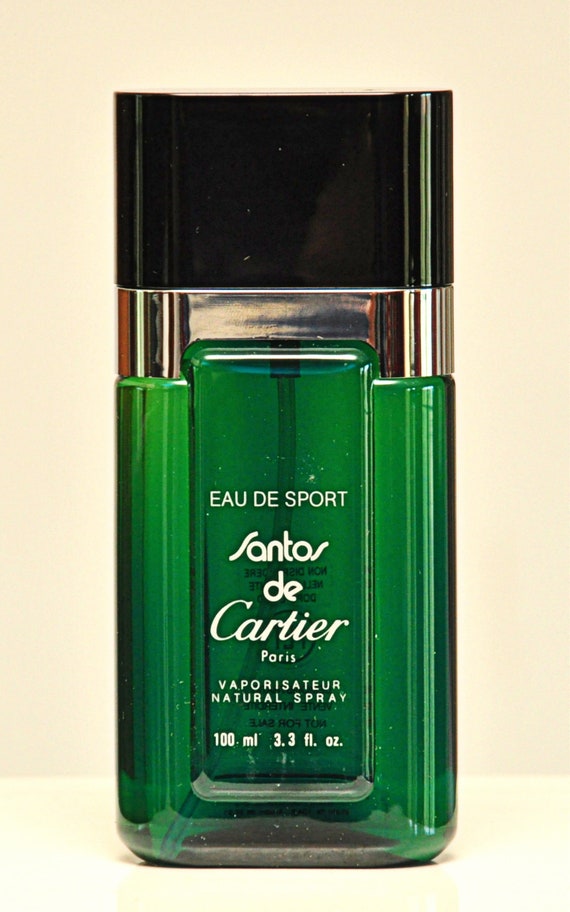Cartier Santos Eau de Sport de Cartier Eau de Toilette Edt 100ml Spray  Perfume Man Very Rare Vintage 1989 - Etsy France