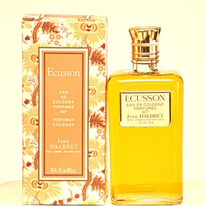 Eau De Cologne Écusson Jean D'Albret Vintage 30 Ml - Boîte D'origine, Flacon Entamé Aux 4/5
