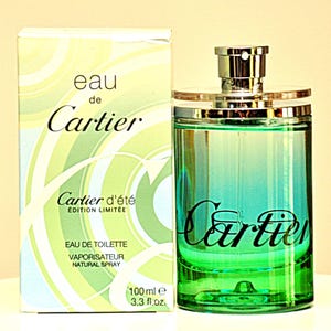 Cartier Eau de Cartier D'été Edition Limitée Eau de Toilette Edt 100ml Spray Unisex Parfüm Sehr selten Vintage 2001