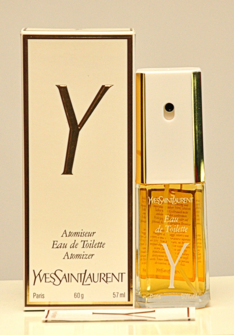 Ysl Yves Saint Laurent Y Eau de Toilette Edt 57ml 1,92 Fl. Oz. Spray Perfume Woman Rare Vintage 1964 Pre barcode Version image 1