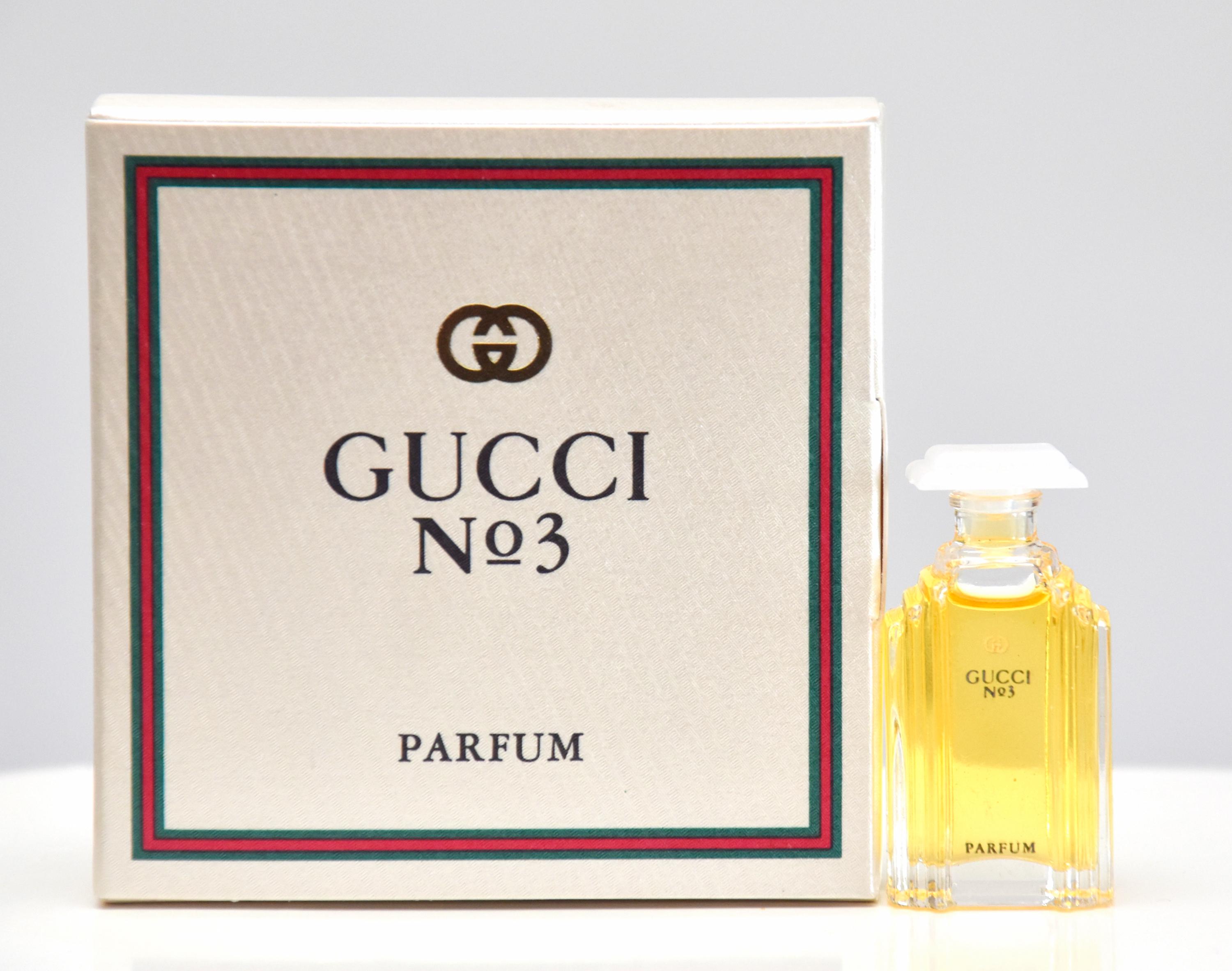 MINIATURE 3 Ml 0,10 Fl. Oz. Gucci No 3 Extrait De Parfum Miniature
