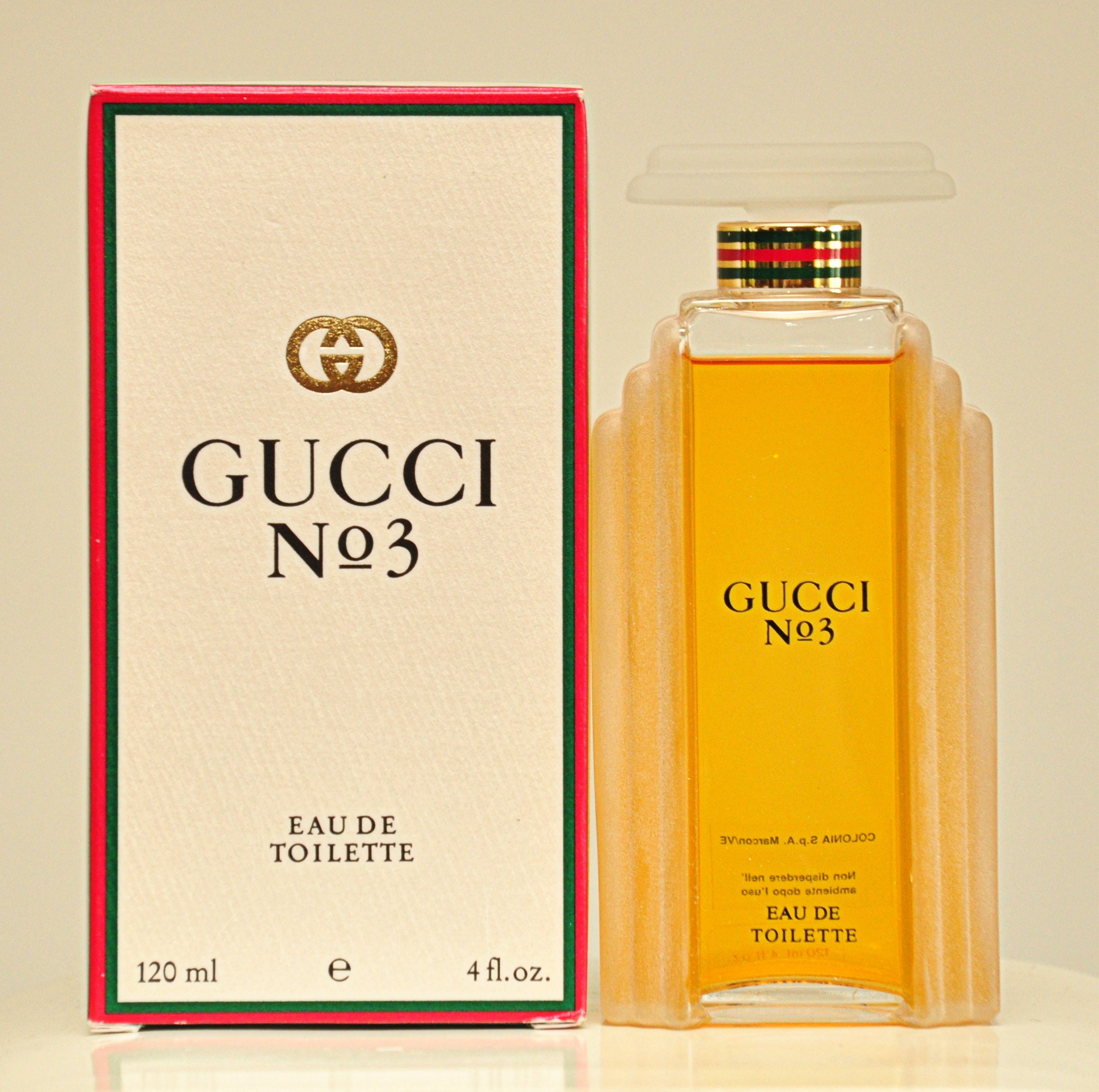 Gucci No 3 by Gucci Eau De Toilette Edt 120ml 4 Fl. Oz. Splash