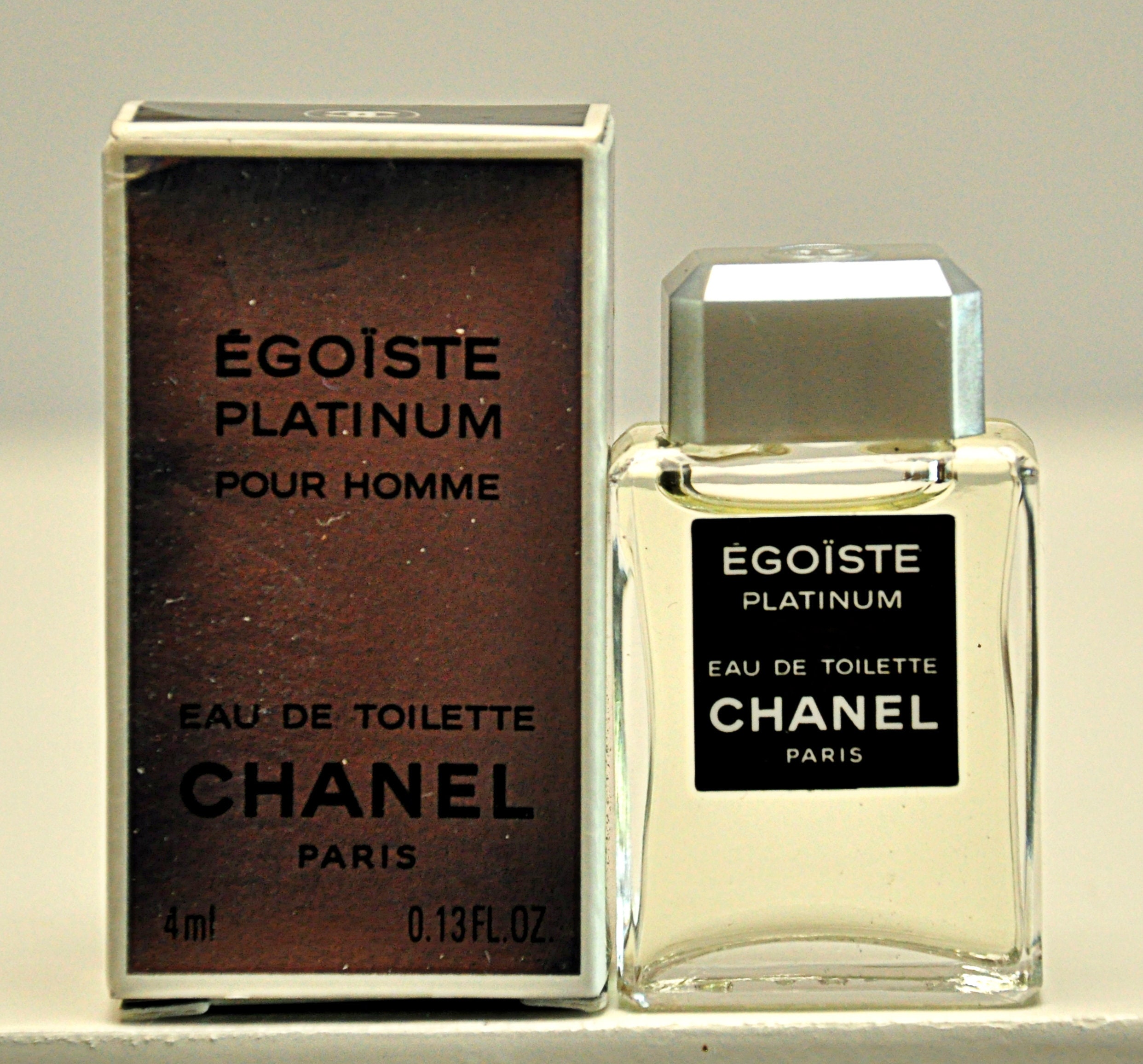 CHANEL EGOISTE PLATINUM AfterShave Lotion 2.5 Oz FULL BOTTLE Discontinued  HTF