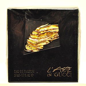 Gucci The Art of Gucci Eau de Parfum Edp 50ml Splash No Spray Damenparfum Sehr selten Vintage 1991 Scannon Neu Versiegelt