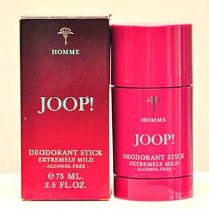 Joop! Homme di Joop! Deodorant Stick Extremely Mild Alcohol Free 75ml 2.5 Fl. Oz. for Man Rare Vintage 1989 New