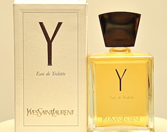 Ysl Yves Saint Laurent Y Eau de Toilette 100ml 1,7 Fl. Oz. Splash Perfume Woman Rare Vintage 1991 Version