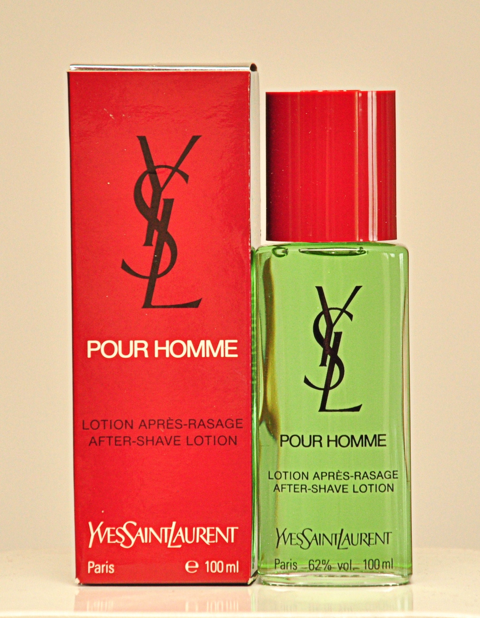 Yves Saint Laurent Ysl Pour Homme AfterShave Lotion 100ml Etsy