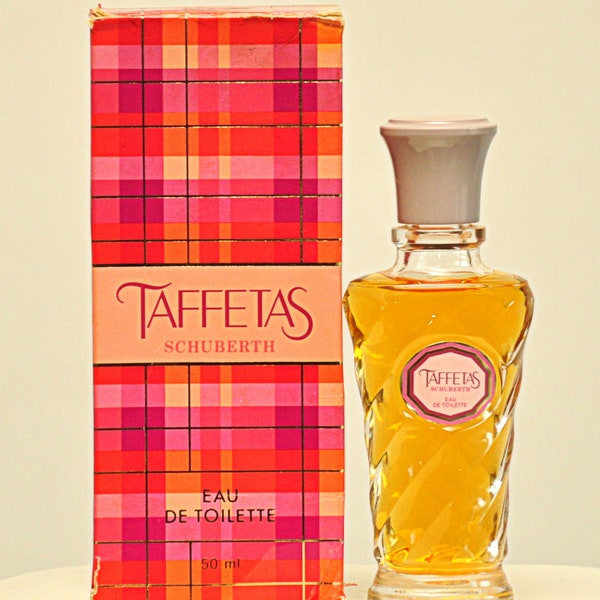 Emilio Schuberth Taffetas Eau de Toilette 50ml 1,7 Fl. Oz. Splash Perfume for Woman Super Rare Vintage 1950