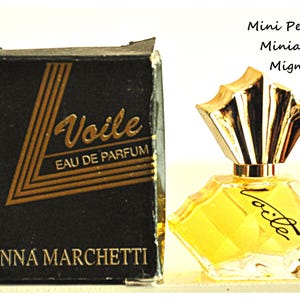 MINIATURA 5 ml Anna Marchetti Voile Eau de Parfum Miniatura Perfume de Mujer Rare Vintage 1960