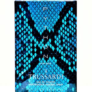 Trussardi Python For Men Eau de Toilette Spray 30 ml Parfum Homme Rare Vintage 2001 Neuf Scellé